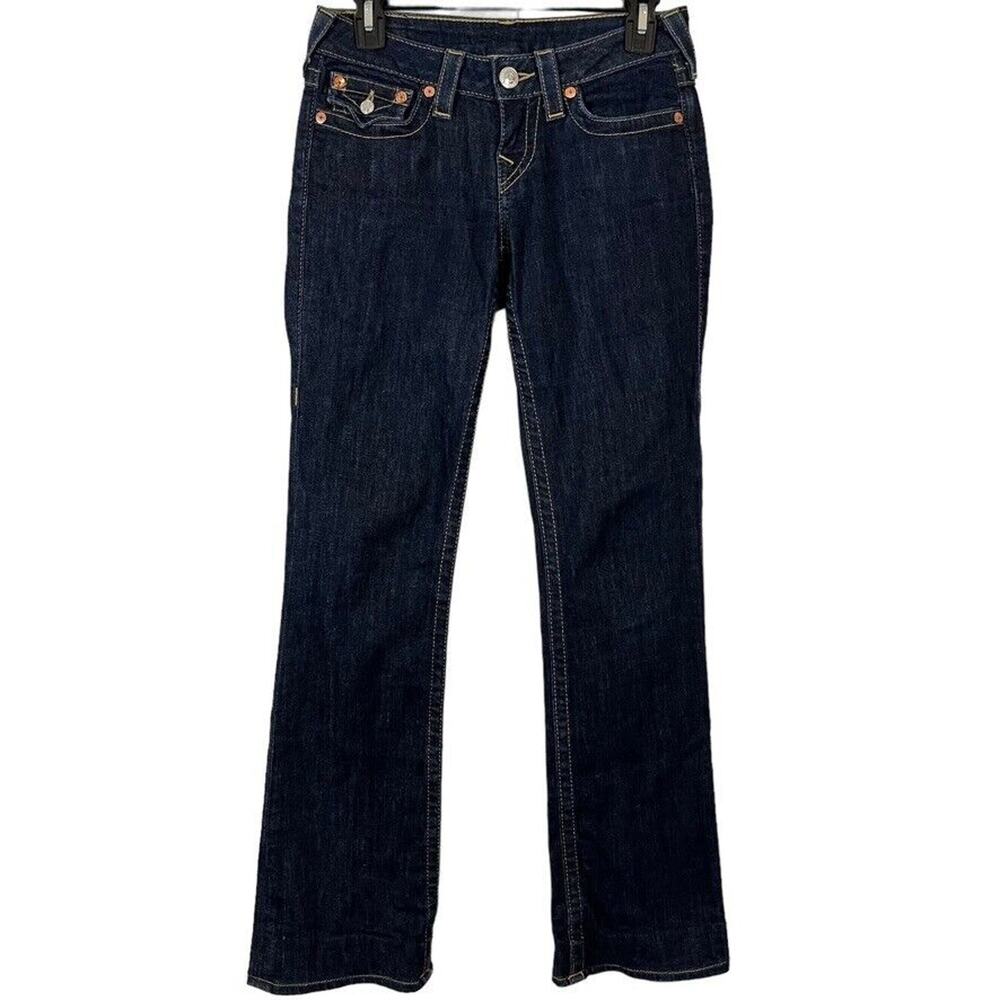 True Religion Dark Blue Boot Cut Jeans